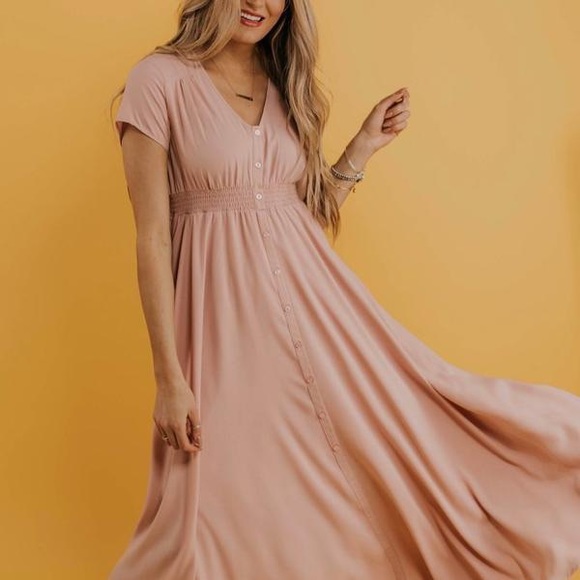 Roolee Dresses & Skirts - Roolee Blush Maxi dress